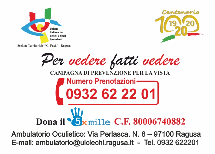 Campagna prevenzione della vista